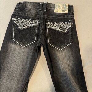 vintage y2k Southpole Embroidered Mall Goth Baggy Wide-leg jeans mens